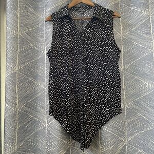 Adrianna Papell sleeveless button up